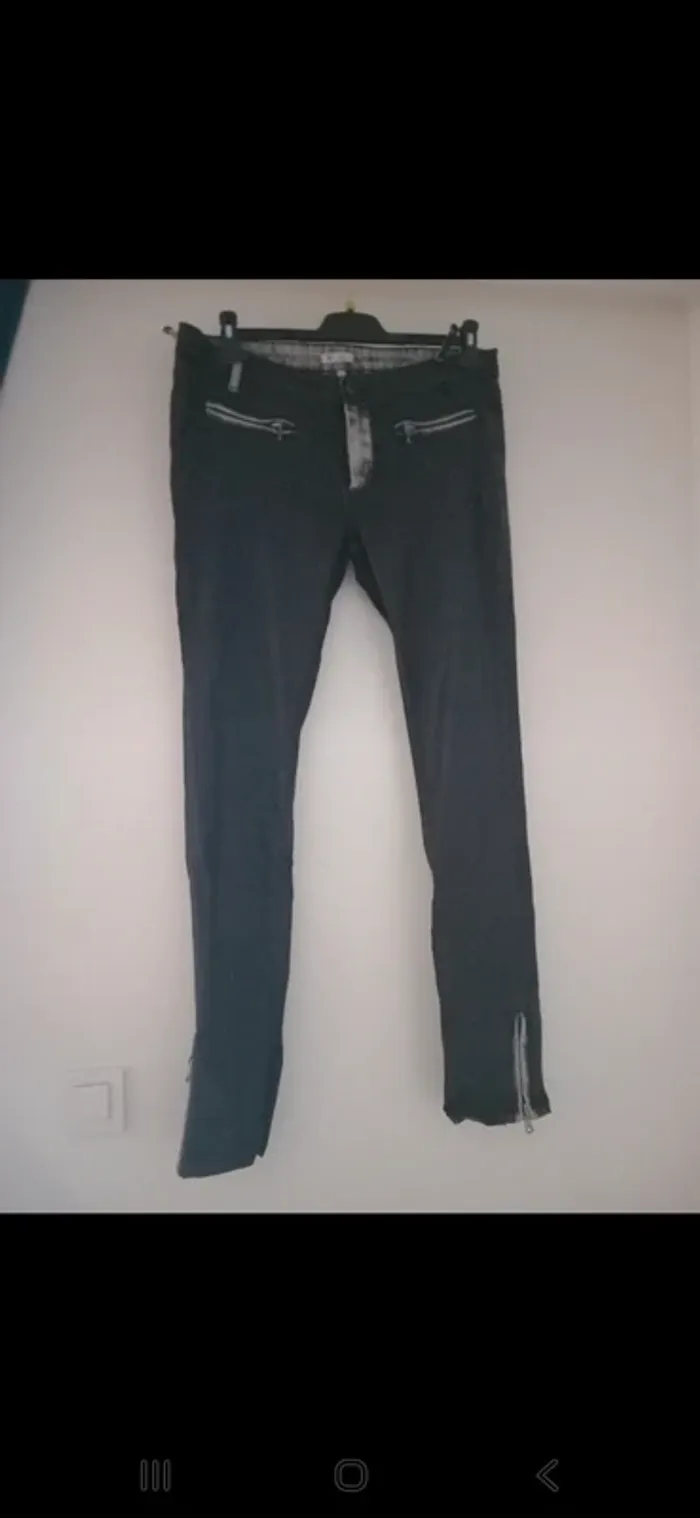Jean simili cuir noir – Kookaï – Taille 44