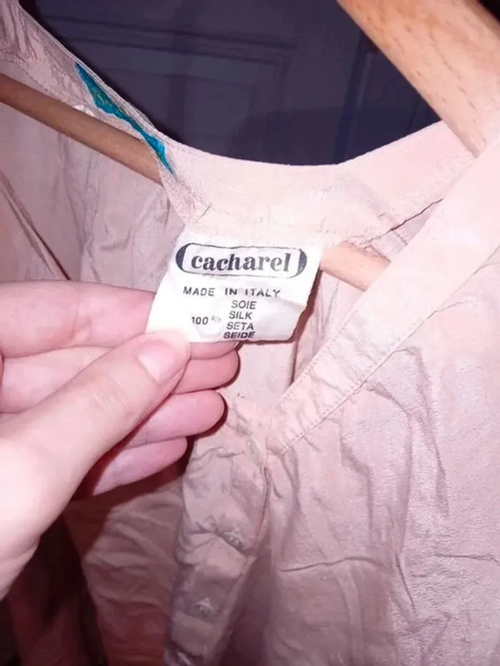 Blouse en soie - Cacherel - 40/L - photo numéro 6