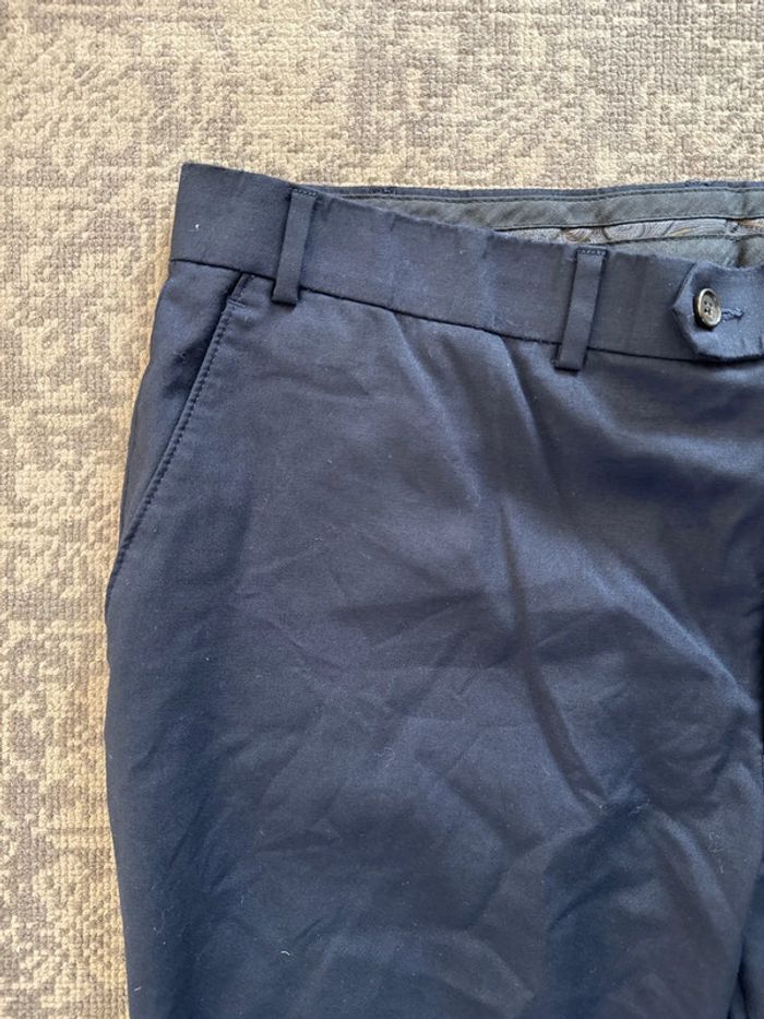 Pantalon de costume Ralph Lauren – Taille W42 L30 / FR 52 – Bleu marine - photo numéro 4
