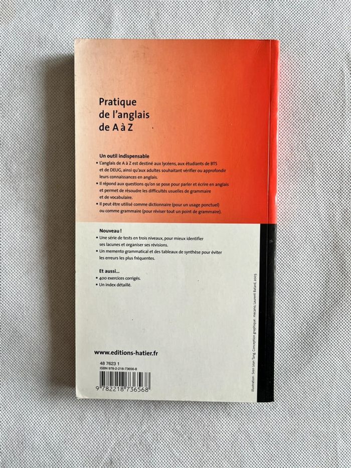 Livre Anglais À à Z - photo numéro 2