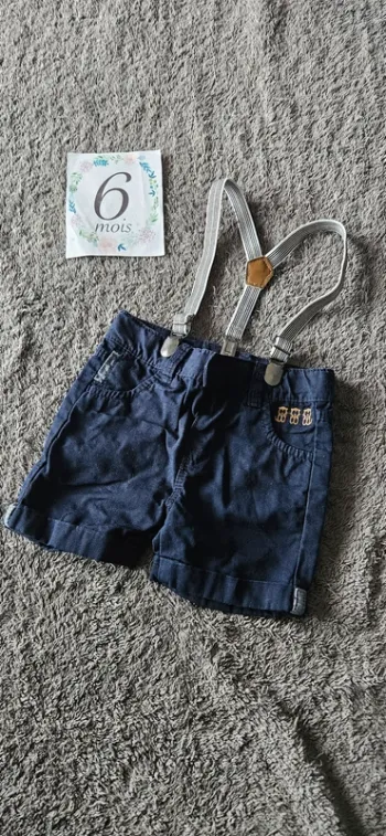 Short bretelle 6 mois