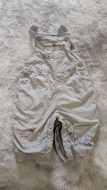 Salopette Petit Kimbaloo taille 6 mois 