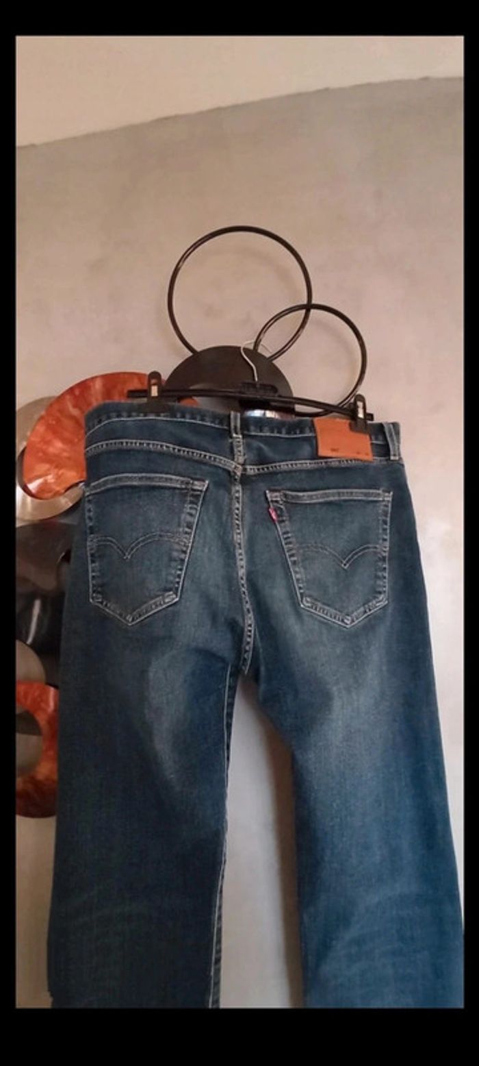 Jean Levi's 501 Premium droit bleu brut - photo numéro 4