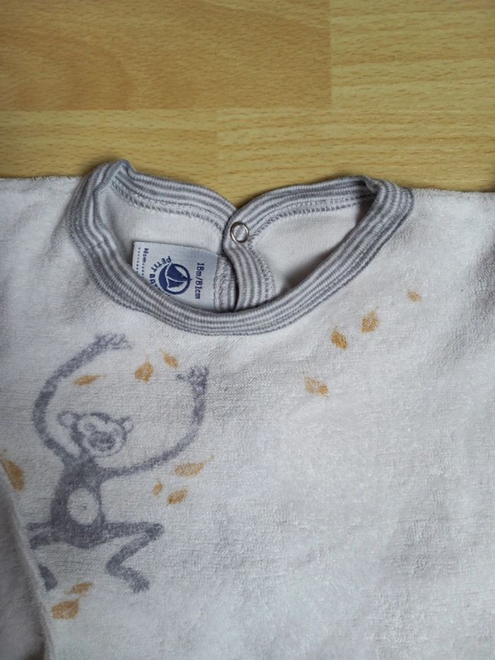 Pyjama en éponge Petit Bateau 18 mois TBE - photo numéro 3