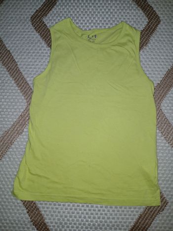 Débardeur jaune – La Halle – Taille 10 ans – Très bon état