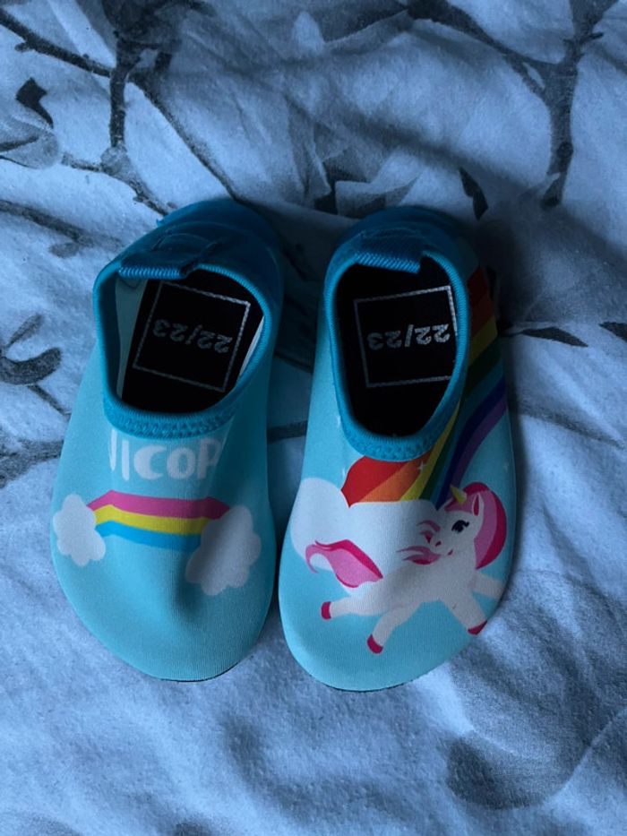 Chaussures plage 22-23 Licorne