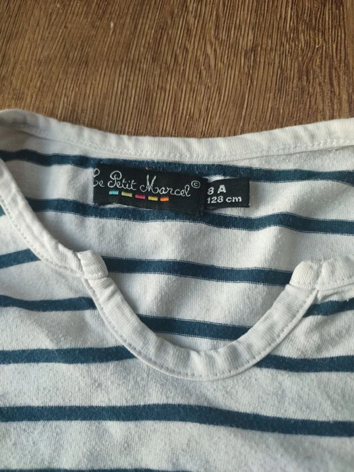 Tee shirt 8 ans little Marcel - photo numéro 2