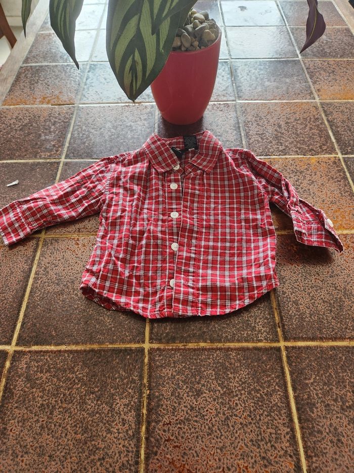 Chemise à carreaux