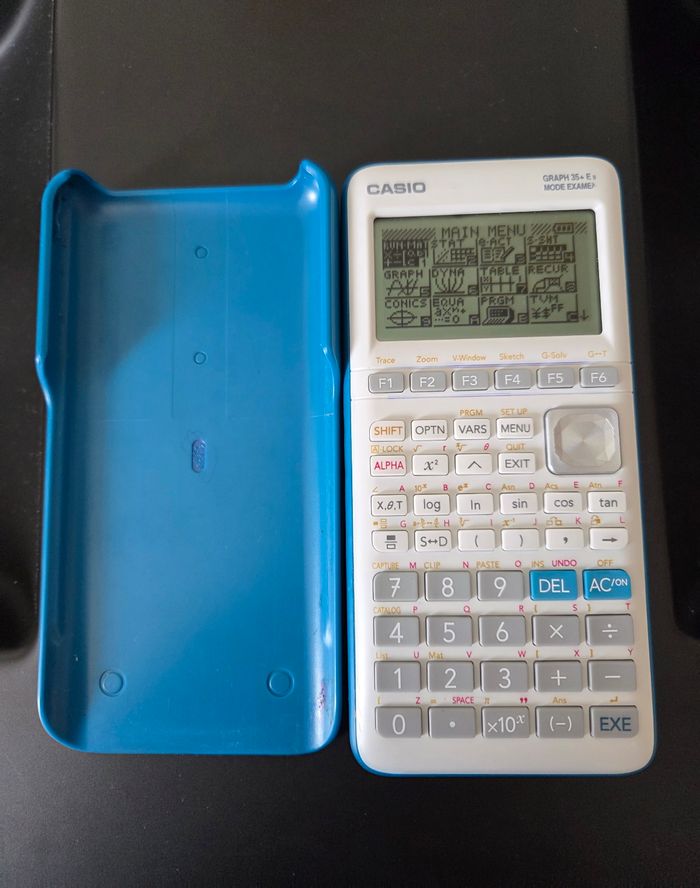 Calculatrice casio graph 35+Ell mode examen