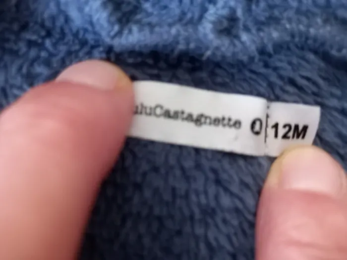 Peignoir bleu - 12 mois - Lulu Castagnette - photo numéro 3