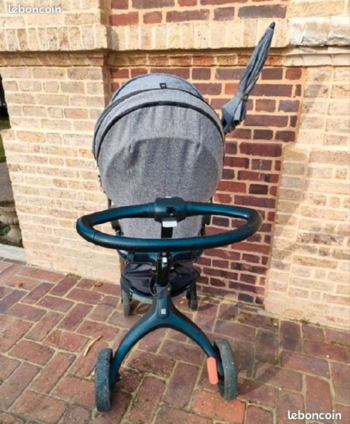 Poussette STOKKE Xplory V6 gris chiné - photo numéro 6