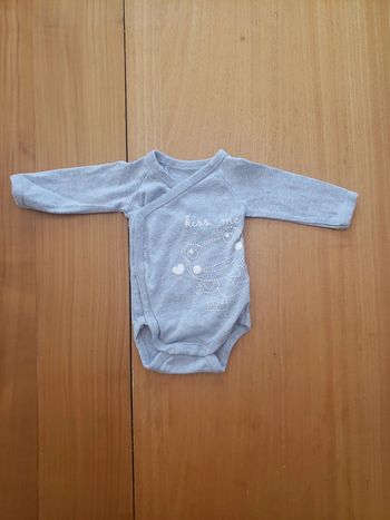 Body manches longues Kiss me 1 mois