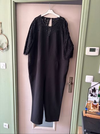 Combinaison noire dentelle