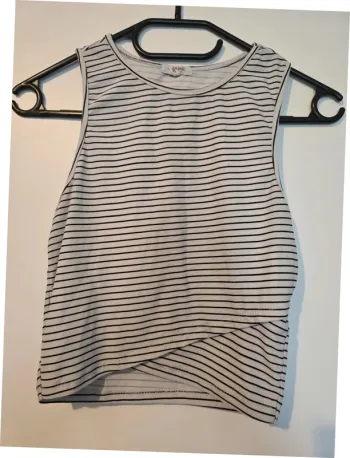 Crop top rayé