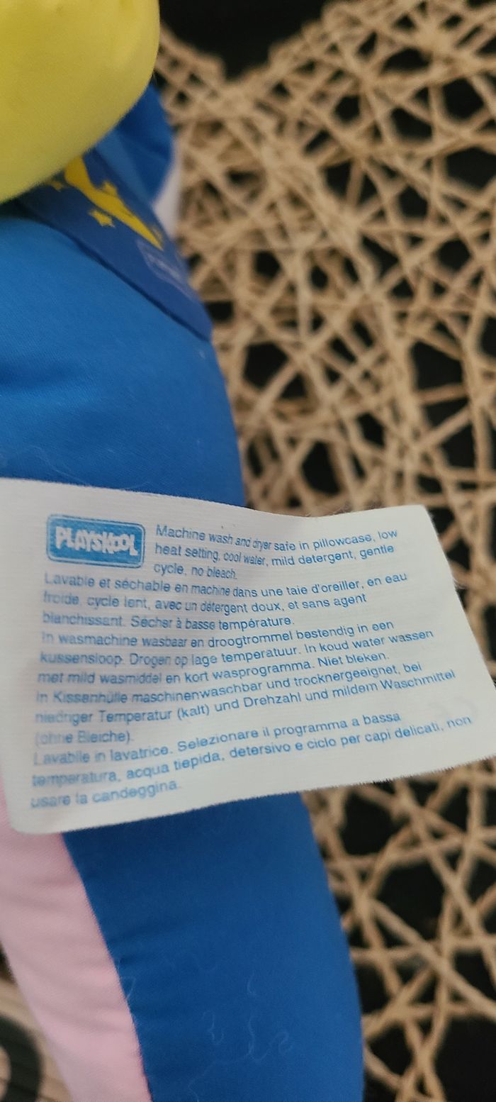 Poupée de chiffon réversible jour/nuit 90's - PLAYSKOOL - photo numéro 2