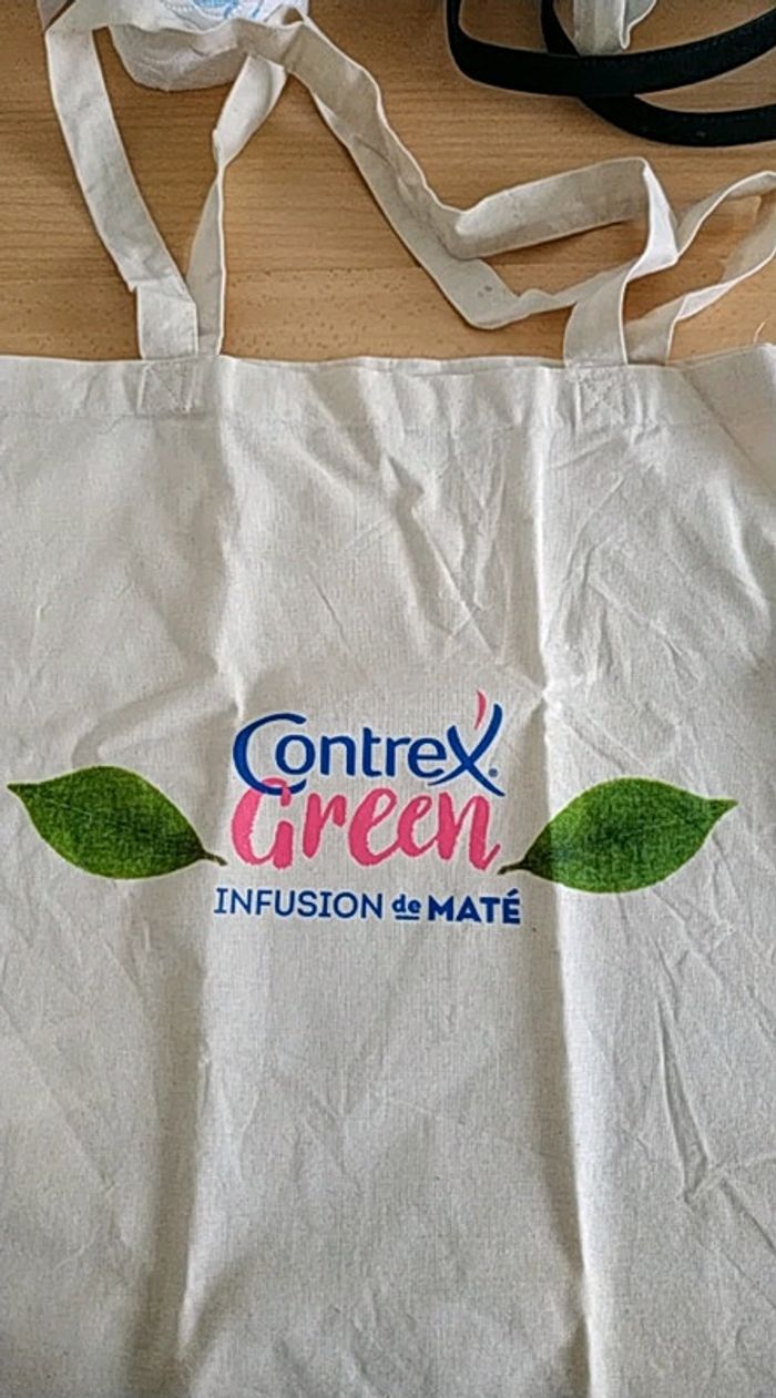 Tote bag contrex green - photo numéro 2