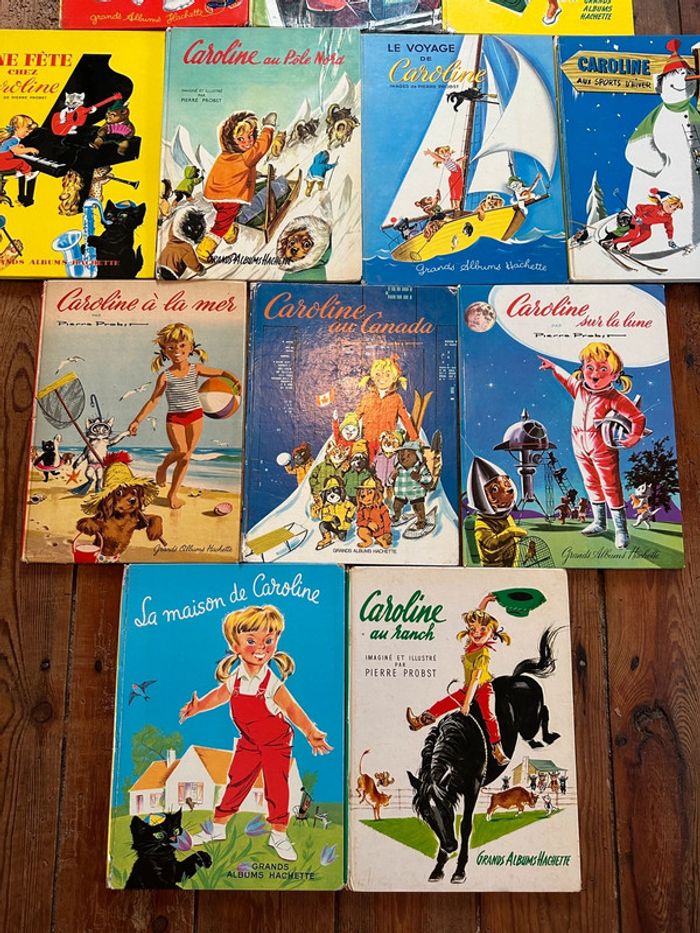 Grands albums Hachette anciens couleurs - Lot de 12 livres Caroline Pierre Probst - photo numéro 2