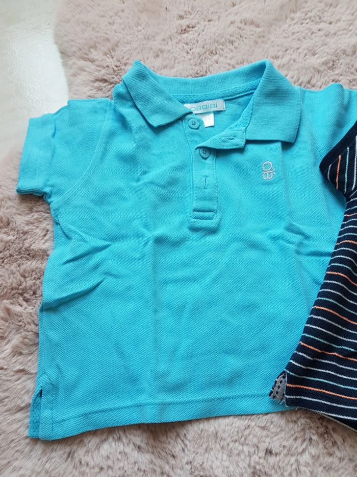 Lot de 2 polos garçon 12 mois - photo numéro 2