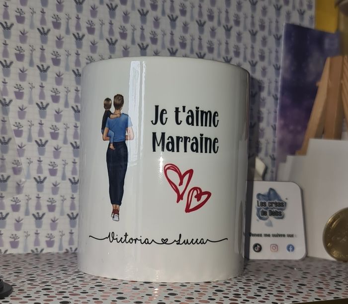 Mug marraine à personnaliser