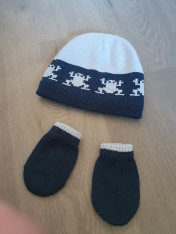 Bonnet gants bébé