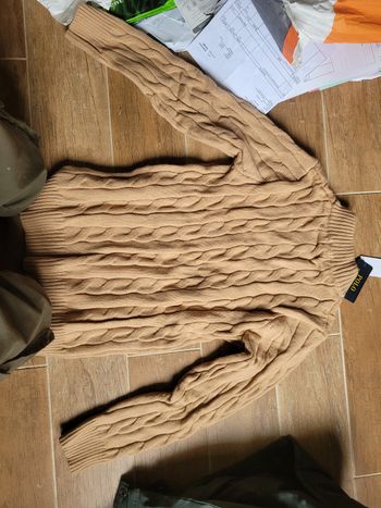 Pull Polo Ralph Lauren torsadé zipée