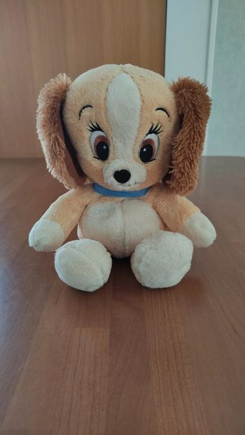 Peluche Disney lady la belle et le clochard