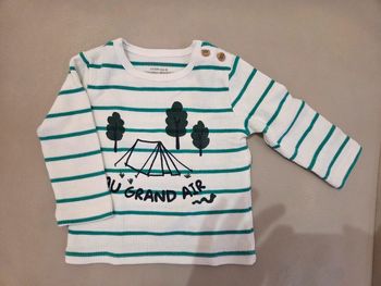 T-Shirt manches longues Bout'chou 9 mois
