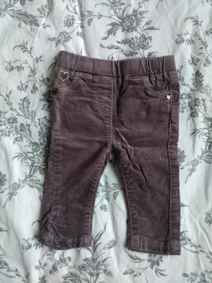 Pantalon tape à l'oeil, taille 3 mois