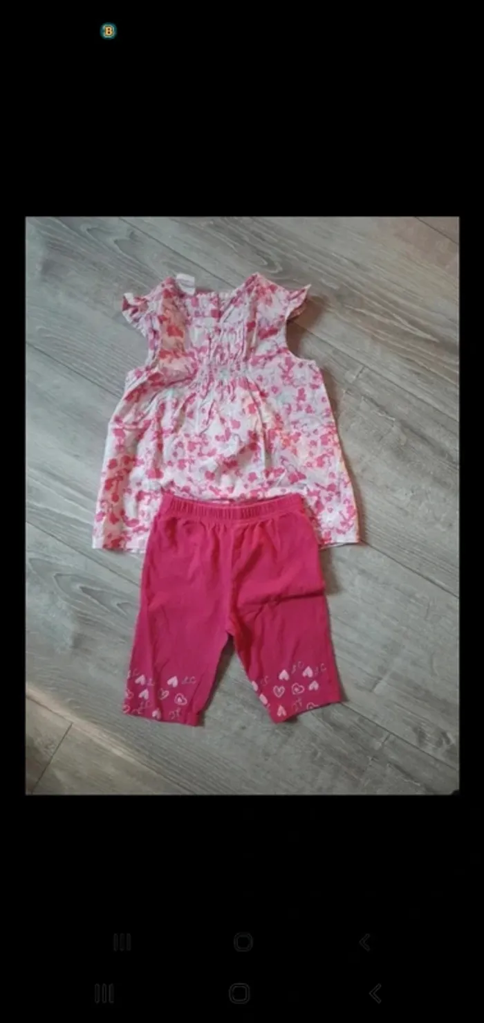 Ensemble bébé fille 18-24 mois