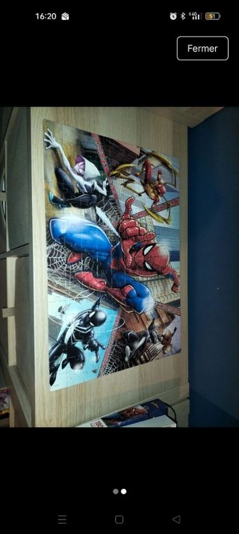 Puzzle spiderman 180 pièces 7+clementoni