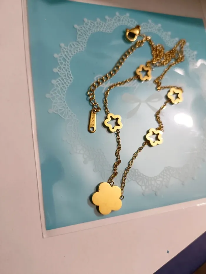 Collier doré en S.Steel - photo numéro 3