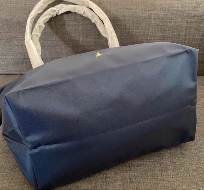 Sac fourre-tout bleu marine taille L - photo numéro 8