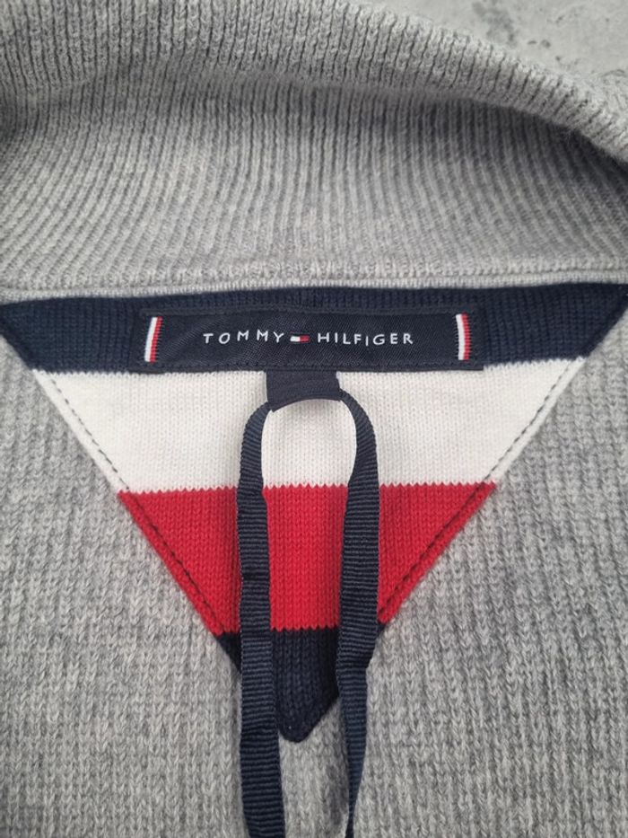 Gilet zippé Tommy Hilfiger gris – Taille M Hommes - photo numéro 5