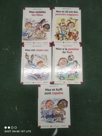 Lot de 5 livres collection Max et Lili