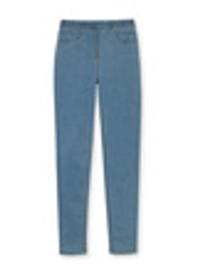 Tregging en denim - Taille : 46 Coloris : Denim stone - photo numéro 4