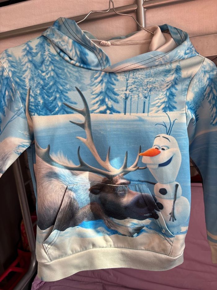 Pull fille reine des neiges 8 ans