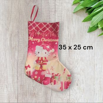 Chaussette botte de Noël hello Kitty