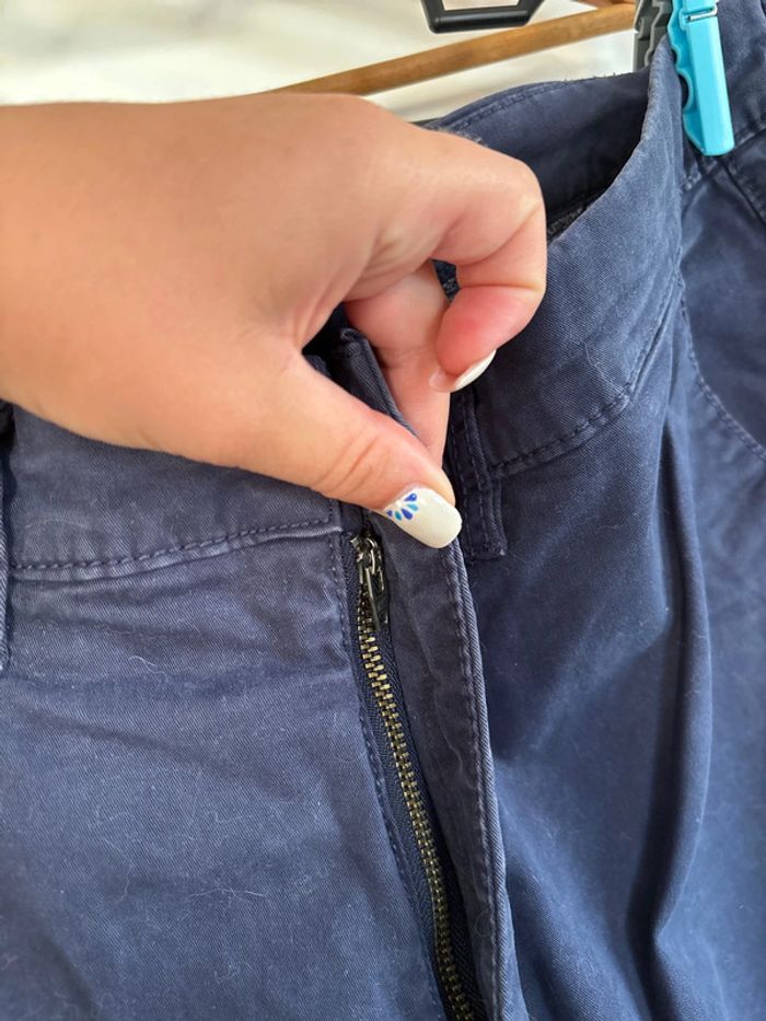 Pantalon chino bleu marine celio taille 48 - photo numéro 4
