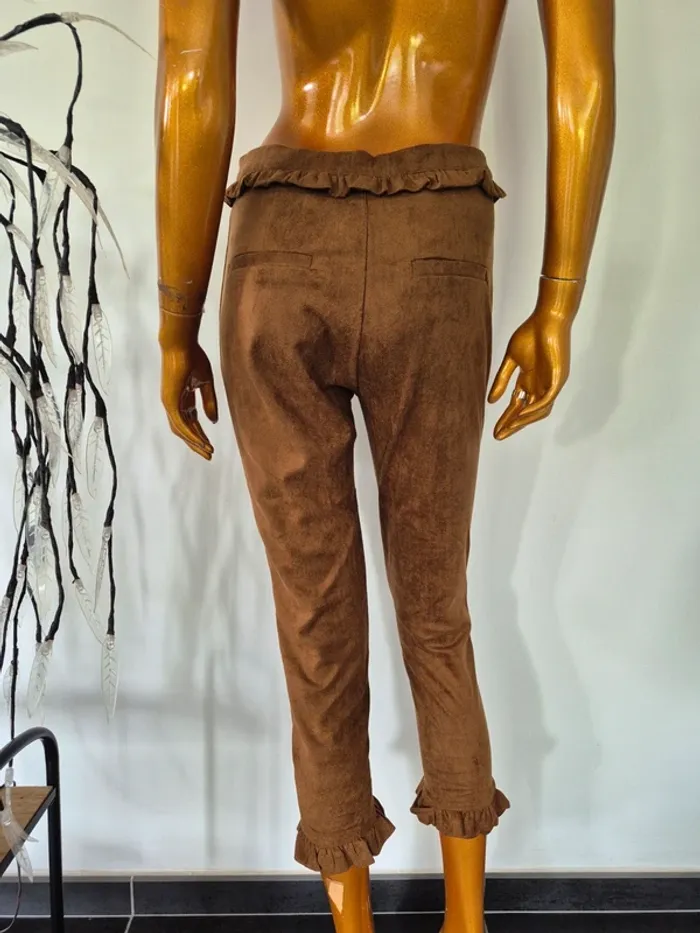Pantalon Court Marron Taille M/L - photo numéro 2