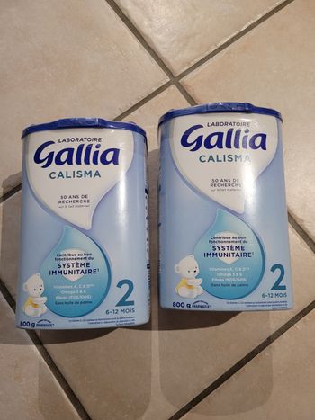 Lait gallia 2ème âge