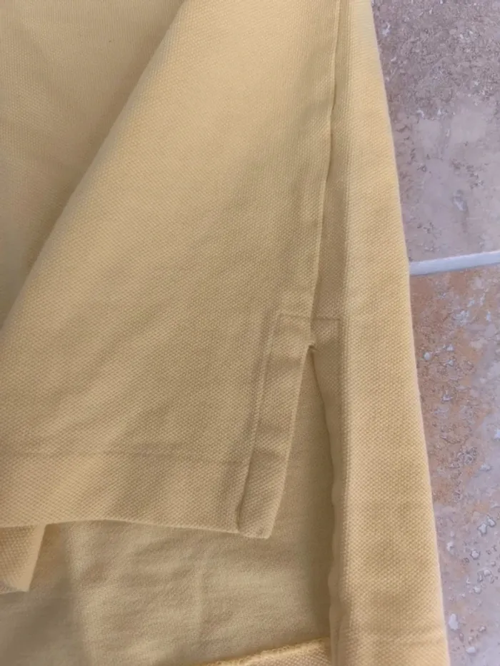 Polo Ralph Lauren homme 2XB jaune logo marine état moyen - photo numéro 12