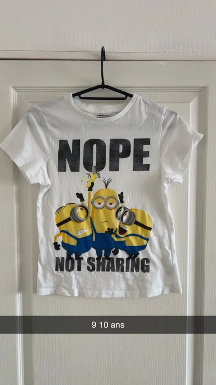 T shirt les minions