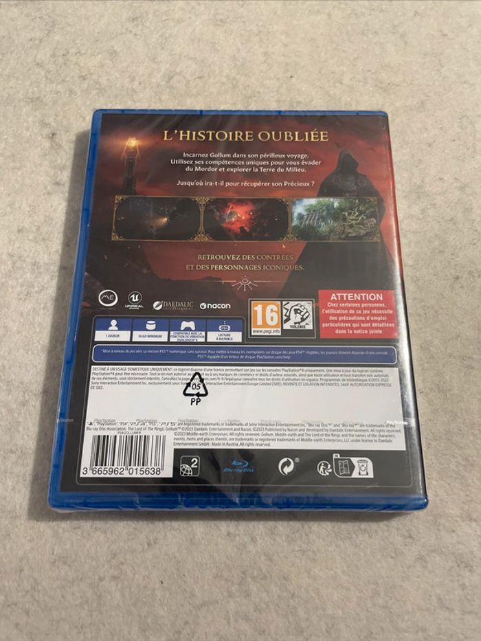 The lord of the rings Gollum Jeu PS4 FR - photo numéro 2