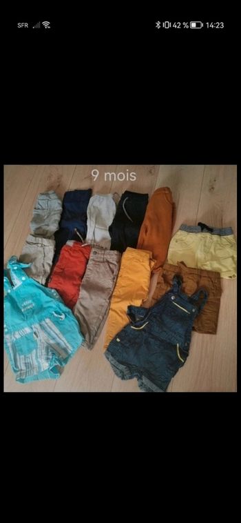 Lot 9 mois garçon