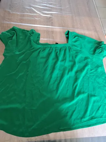 T-shirt vert Emery rose 4XL