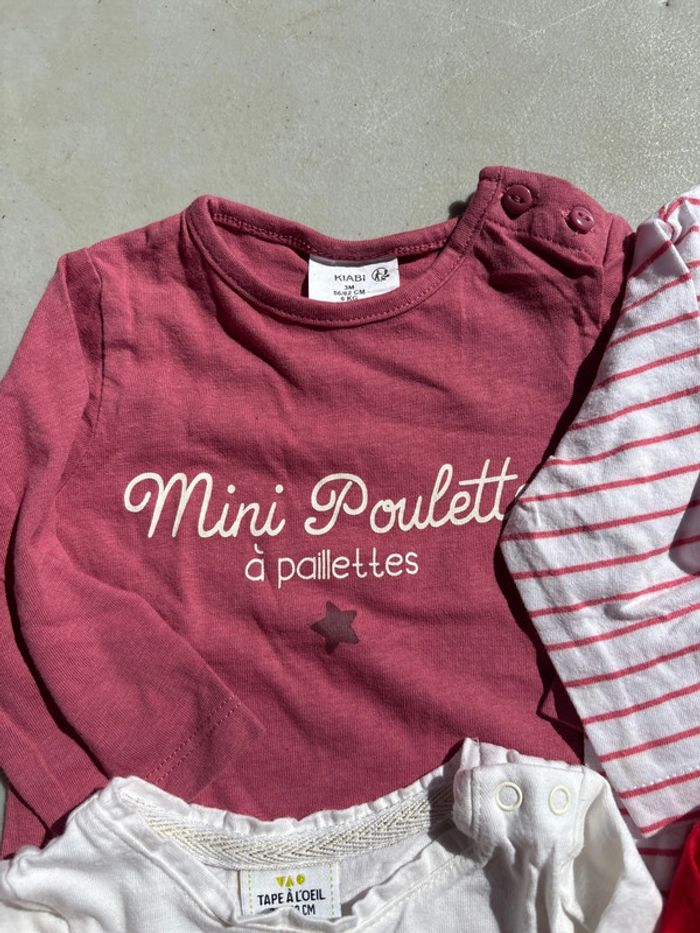 lot de 6 t-shirt manches longues - photo numéro 2