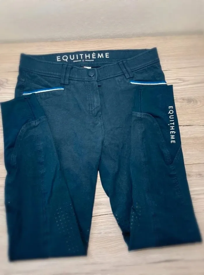 Pantalon d’équitation Equithème marine - photo numéro 2