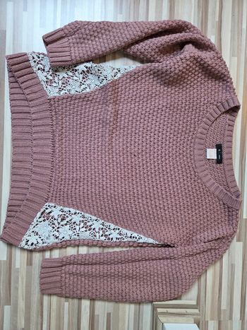 Pull en mailles avec broderie La redoute femme taille 38