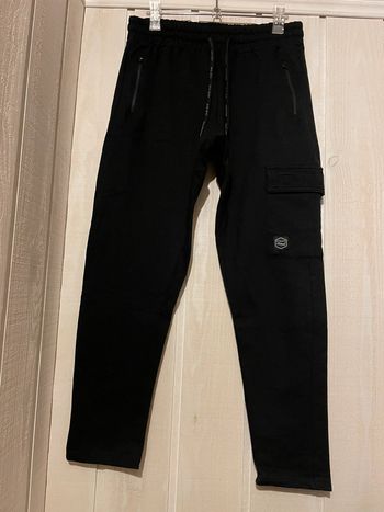 Pantalon jogging noir molleton - Rivaldi Black - S