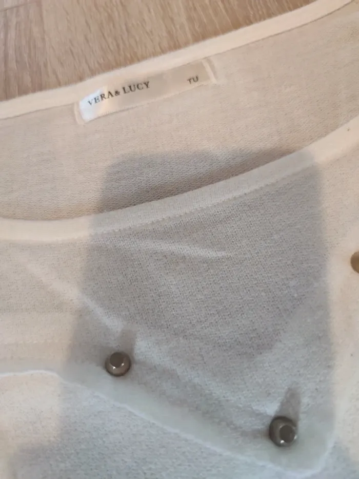 T-shirt beige/crème - photo numéro 2